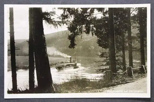 Carlshafen, Wasserpartie, Dampfschiff - 424099