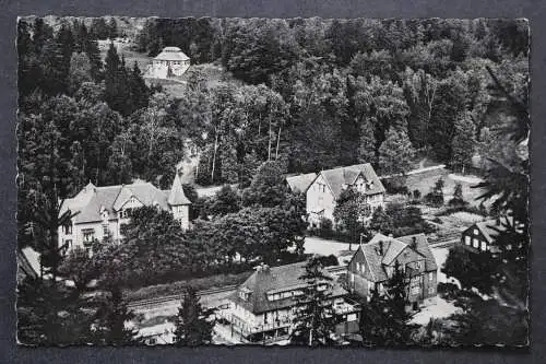 Lautenthal, Blick auf Waldschlößchen und Lesehalle - 424196