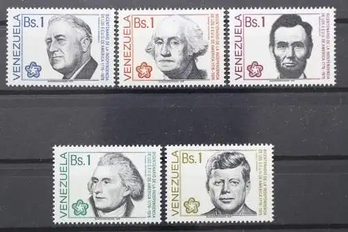 Venezuela, MiNr. 2049-2053, postfrisch - 212110