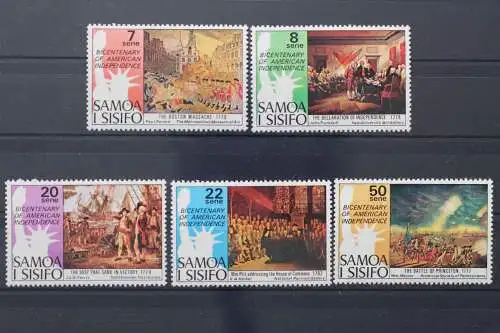 Samoa, MiNr. 328-332, postfrisch - 212097