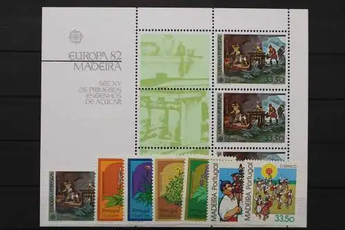 Madeira, MiNr. 77-83, Jahrgang 1982, postfrisch - 212328