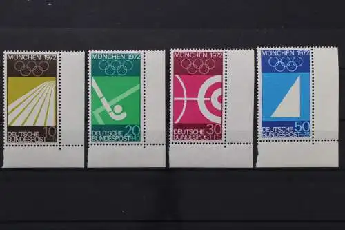 Deutschland (BRD), MiNr. 587-590 Ecken rechts unten, postfrisch - 212426