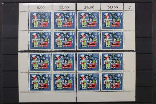 Deutschland (BRD), MiNr. 450 Viererblock alle 4 Ecken, FN 1, postfrisch - 212453