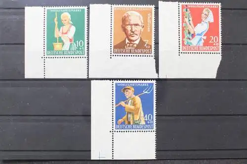 Deutschland (BRD), MiNr. 297-300, Ecken links unten, postfrisch - 212476