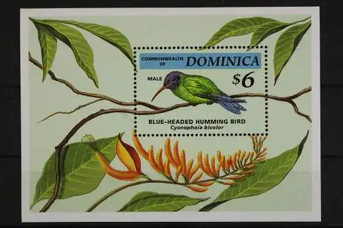 Dominica, Vögel, MiNr. Block 257, postfrisch - 615134