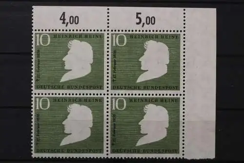 Deutschland (BRD), MiNr. 229 Viererblock Ecke rechts oben, postfrisch - 212510