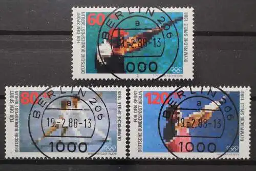 Berlin, MiNr. 801-803, zentrisch Berlin 206, gestempelt - 212550