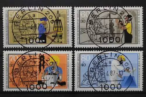 Berlin, MiNr. 780-783, zentrisch Berlin 206, gestempelt - 212552