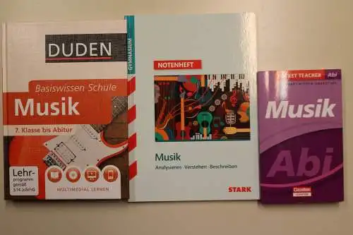 Schulbücher Oberstufe / Abitur. Thema: Musik, 5 Ausgaben - 990186