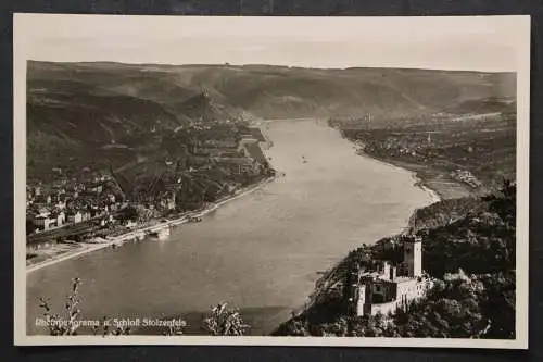 Koblenz, Rheinpanorama und Schloß Stolzenfels - 424452