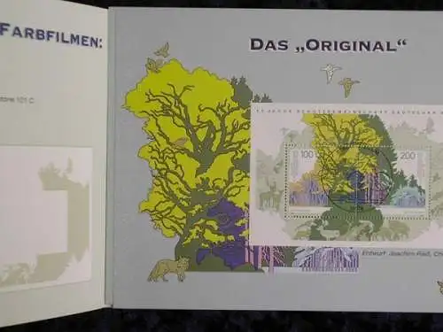 Deutschland (BRD), MiNr. Block 38, 6-Farbdruck Entstehungsgeschichte - 200302