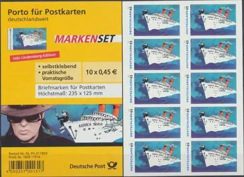 Deutschland (BRD), MiNr. FB 9, postfrisch - 693156