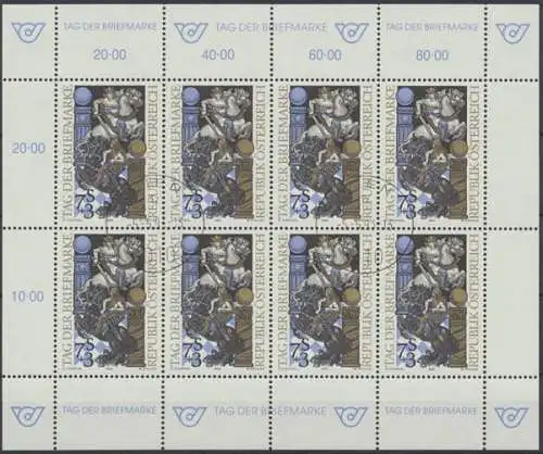 Österreich, MiNr. 2097 Kleinbogen, gestempelt - 694889