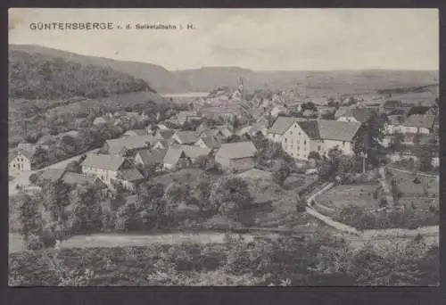 Günthersberge, Blick von der Selketalbahn auf den Ort - 403310