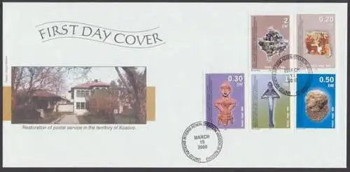 Kosovo, MiNr. 1-5, FDC - 693149M