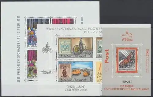 Österreich, MiNr. 2302-2335, Jahrgang 2000, postfrisch - 610608