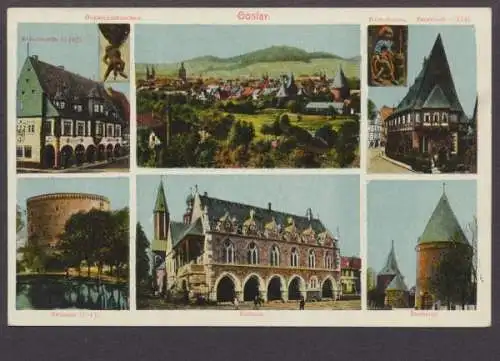 Goslar, Kaiserworth, Dukatenmännchen, Butterhanne, Zwinger, Rathaus, Breitetor - 403034