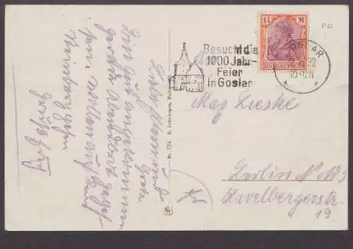 Goslar, Kaiserworth, Dukatenmännchen, Butterhanne, Zwinger, Rathaus, Breitetor - 403034