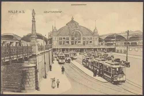 Halle, Hauptbahnhof, Straßenbahn - 403949