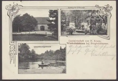 Winkelshütten bei Borgholzhausen, Gastwirtschaft von H. Kruse - 404008