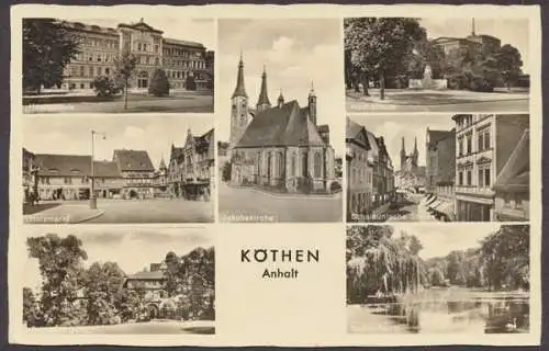 Köthen (Anhalt), 7 Bilderkarte - 404158