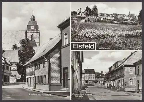 Eisfeld, Teilansicht, Karl-Marx-Straße, Ernst-Thälmann-Straße - 404179