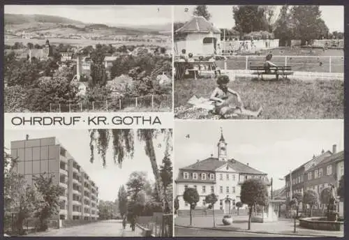 Ohrdruf (Kreis Gotha), 4 Bilderkarte - 404177