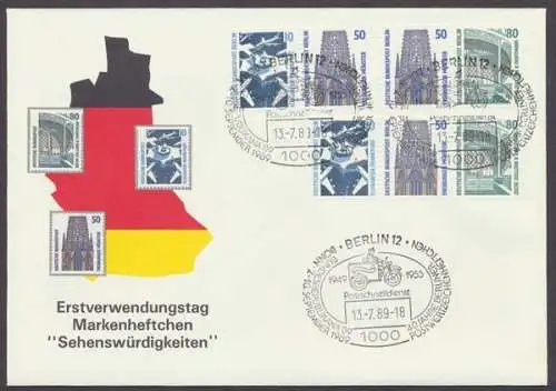 Berlin, Michel Nr. W 83 - W 88, FDC - 73613