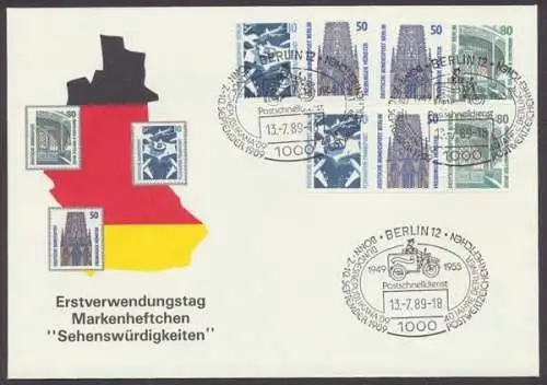 Berlin, Michel Nr. W 83 - W 88, FDC - 73613