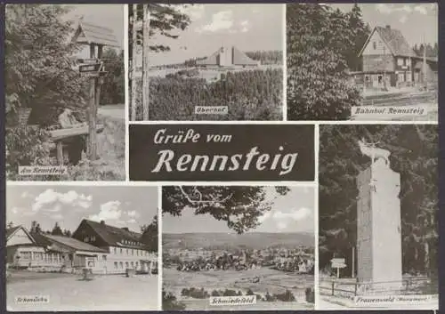 Rennsteig, 6 Bilderkarte - 404185