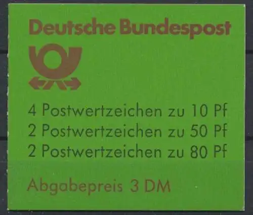 Deutschland (BRD), Michel Nr. MH 24 l, postfrisch - 600168