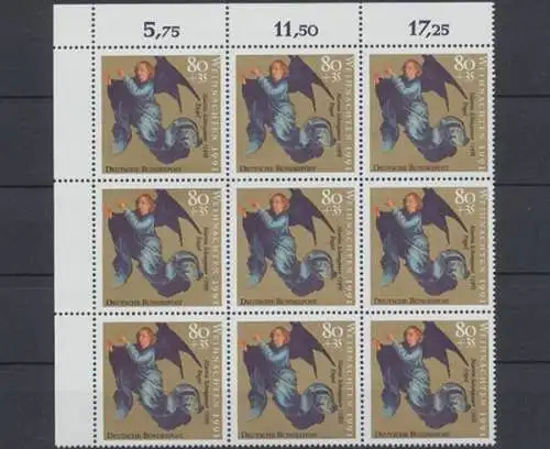 Deutschland (BRD), Michel Nr. 1580, 9er Bogenteil, postfrisch - 74394