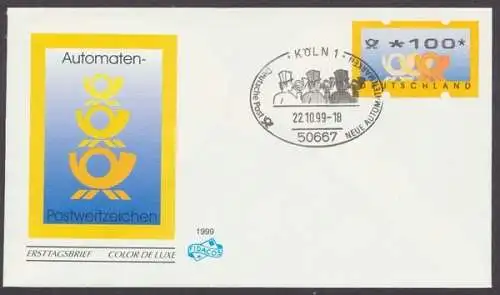 Deutschland (BRD) Automaten, Michel Nr. 3.2, VS 1, FDC - 73066