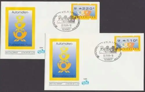 Deutschland (BRD) Automaten, Michel Nr. 3.2, VS 1, FDC - 73066