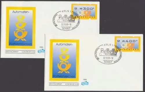 Deutschland (BRD) Automaten, Michel Nr. 3.2, VS 1, FDC - 73066