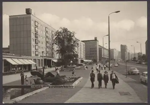 Leipzig, Georgiring mit Hauptpost und "hotel deutschland" - 410514