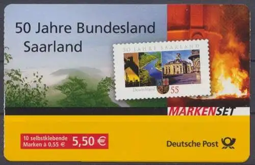 Deutschland (BRD), MiNr. 67, Markenheftchen, gestempelt - 600014