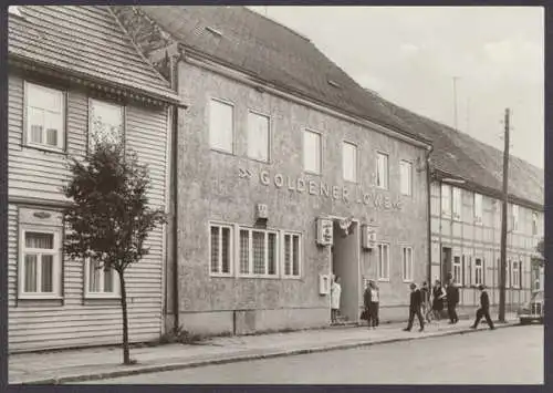 Günthersberge Kr. Quedlinburg, Konsum Gaststätte "Goldner Löwe" - 410480