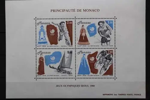 Monaco, Olympiade, MiNr. Block 40, postfrisch - 690122