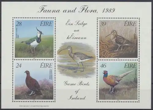 Irland, Vögel, MiNr. Block 7, postfrisch - 600993