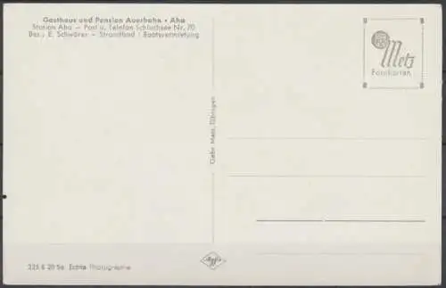 Aha b. Schluchsee, Gasthaus Auerhahn - 411491