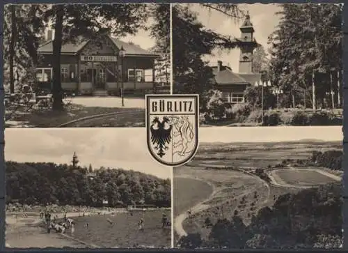 Görlitz, Waldgaststätte Weinberghaus mit Volksbad und Stadion - 411558