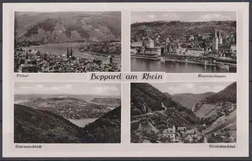 Boppard am Rhein, Total, Rheinanlagen, Vierseenblick, Mühlbachtal - 411589