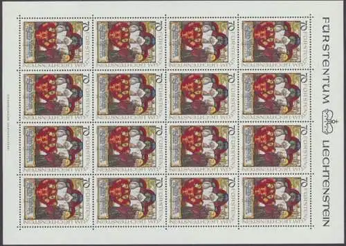 Liechtenstein, Michel Nr. 731-733 Bögen, postfrisch/MNH - 690193