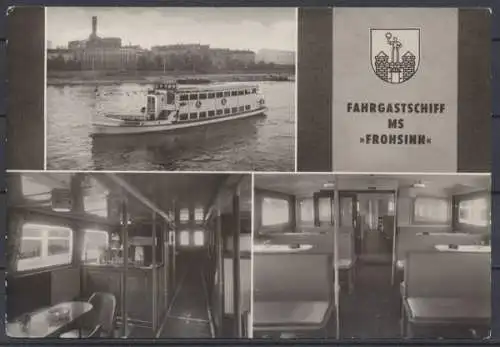 Fahrgastschiff MS "Frohsinn", MVB, Abt. Weiße Flotte Magdeburg - 411534