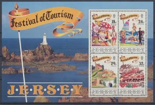 Jersey, MiNr. Block 5, postfrisch - 600990