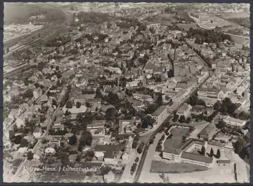 Uelzen, Blick auf den Ort, Luftaufnahme - 411982