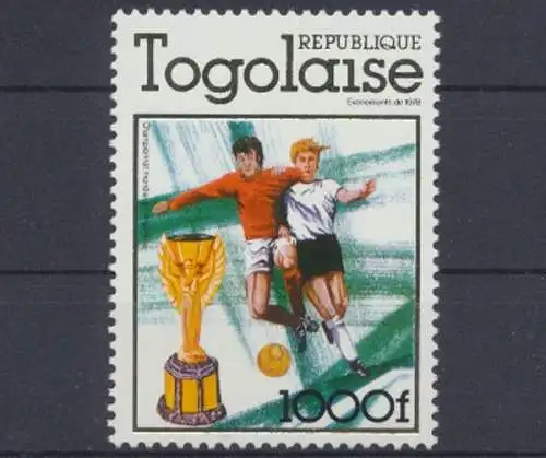 Togo, Fußball, MiNr. 1282 A, postfrisch - 601101