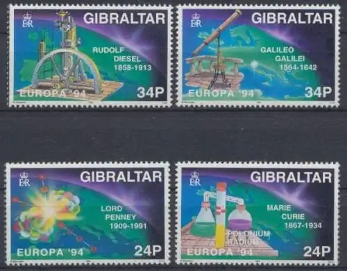 Gibraltar, MiNr. 683-686, postfrisch - 603345