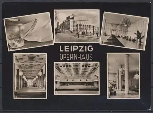 Leipzig, Operhaus, 5 Innenansichten - 411753